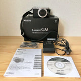 Panasonic LUMIX GM DMC-GM1 Digital camera Silver Shutter 1089 Japanese English