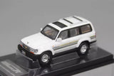 KengFai 1/64 Scale Toyota Land Cruiser LC80 White Diecast Car Model Toy