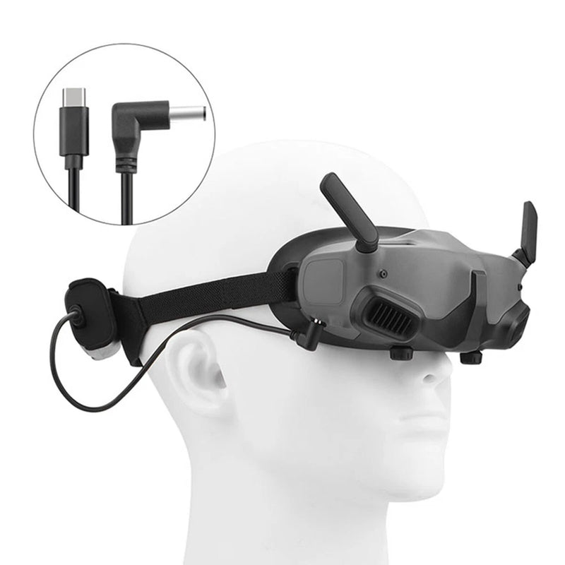 For DJI Avata FPV Goggles 2 Battery Holder Headband Battery Storage Clip Part
