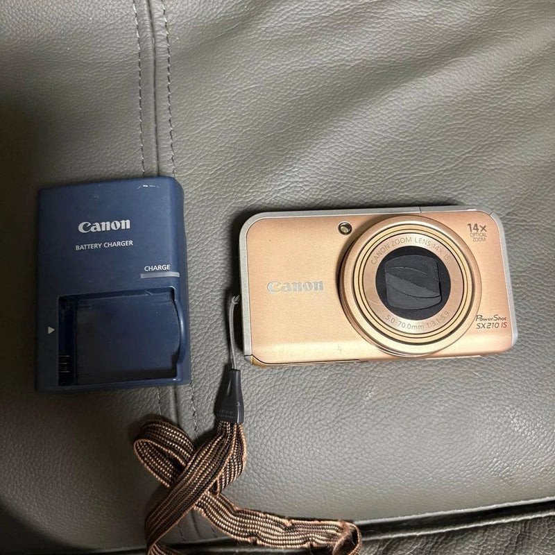 Canon PowerShot SX210 IS Gold 14x Zoom Compact Digital Camera Tested