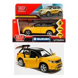 SUZUKI VITARA S Metal Model Diecast Car Scale, Collectible Toy Cars, Yellow 1/38