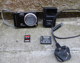 Panasonic Lumix DMC-TZ10 12MP Digital Camera 12x Zoom Leica & Charger READ NOTES