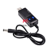 USB Boost Converter Cable DC 5V to 9V 12V 1A Voltage Converter Step-up Red Blue