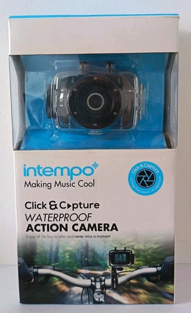 Intempo Click Capture Attachable Waterproof Action Camera No Charger