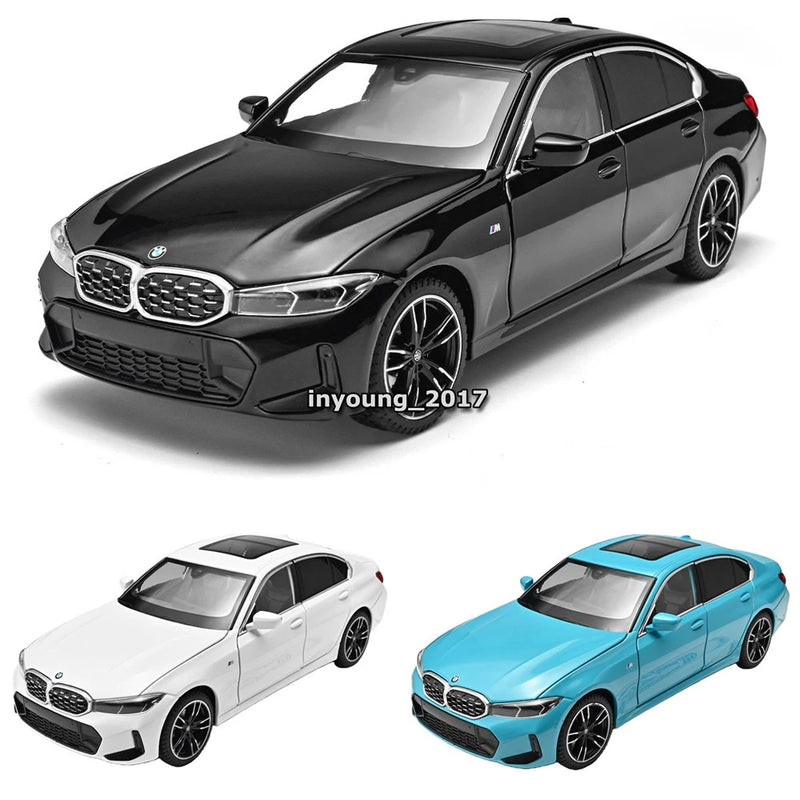 1/24 325Li Sedan Model Toy Car Diecast Toy Vehicle Doors Open Pull Back