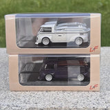 LF Model 1:64 RWB T1 Pickup Lavender violet/Pearlescent white Diecast Model Car