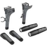 PGYTECH LED headlamp set for landing gear extensions: black/gray modules and two lamps