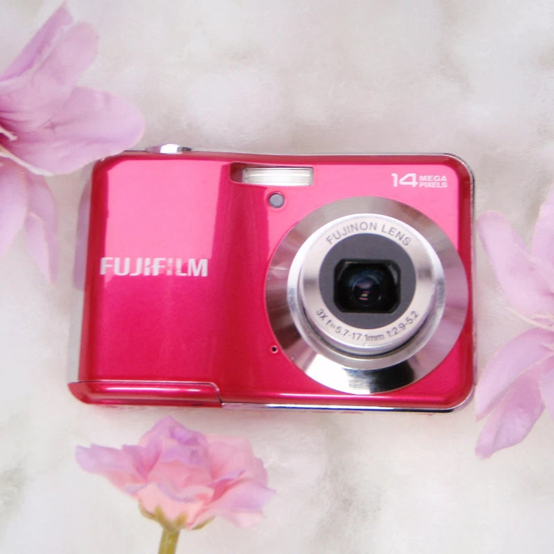Pink Fujifilm FinePix AV200 Digital Camera Complete Package Vintage Y2k Cute
