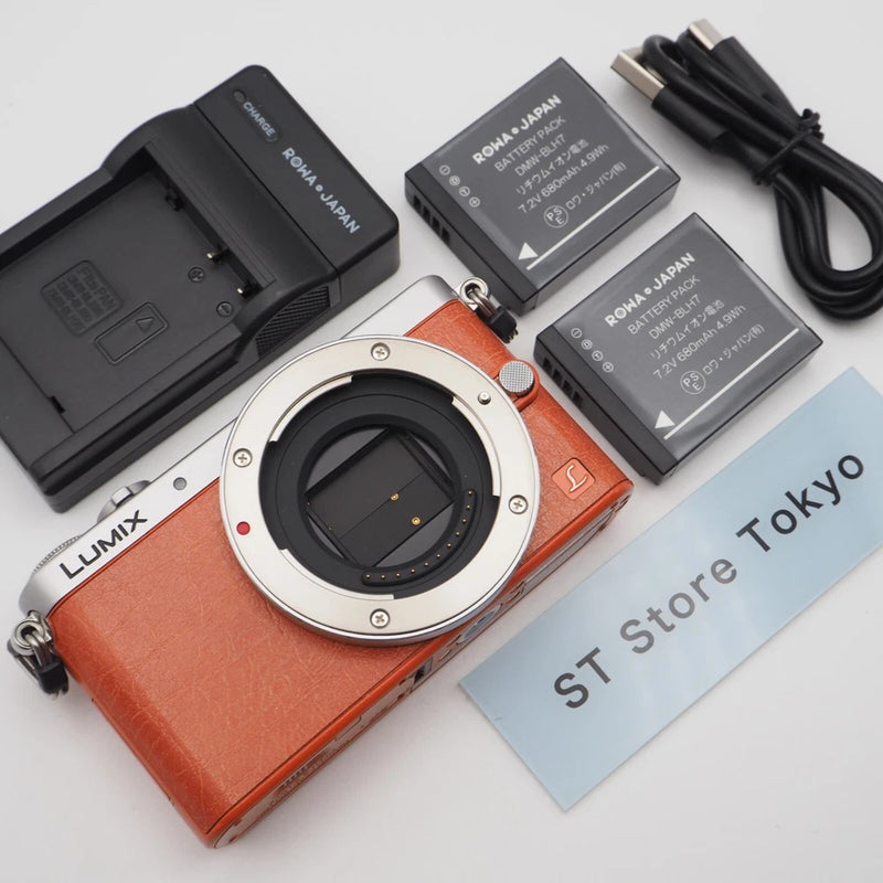 [Mint] Panasonic LUMIX DMC-GM1 Orange Digital Camera (Japanese only) Tested