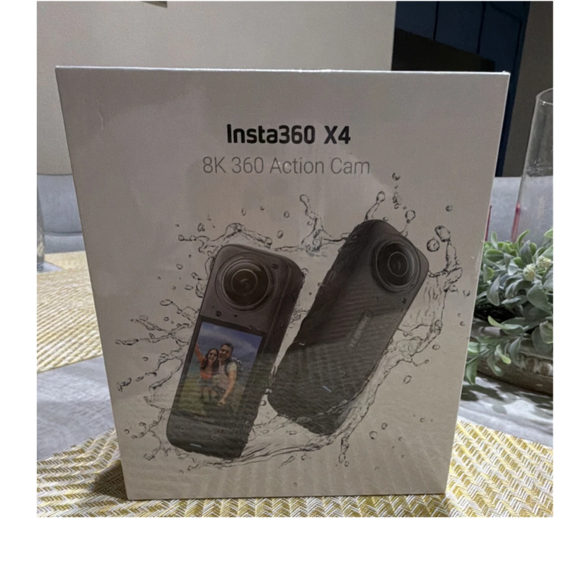 Insta360 X4 Series X 8K 360 Waterproof Action Camera 1x Zoom Black