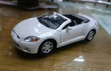 1/36 Mitsubishi Eclipse car model white color
