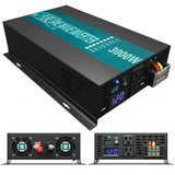 WZRELB 3000W Pure Sine Wave Power Inverter 12V DC to 120V AC Off Grid Home RV