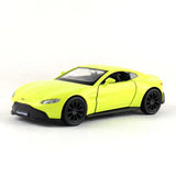 1:36 Aston Martin Vantage Model Car Diecast Toy Cars Boys Toys Kids Gifts Yellow