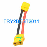 XT90-S male to XT90 female adapter 10AWG 10CM Wire for RC Lipo Battery