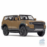 1:36 Toyota Land Cruiser 250 Model Car Diecast Toy Vehicle Gift Collection Brown