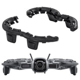 Set of black drone bumper guard ring covers with anti-collision teeth