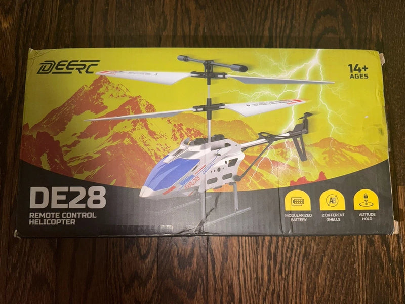 DEERC DE28 RC Helicopter, 3.5 CH Altitude Hold RC Helicopters With Gyro