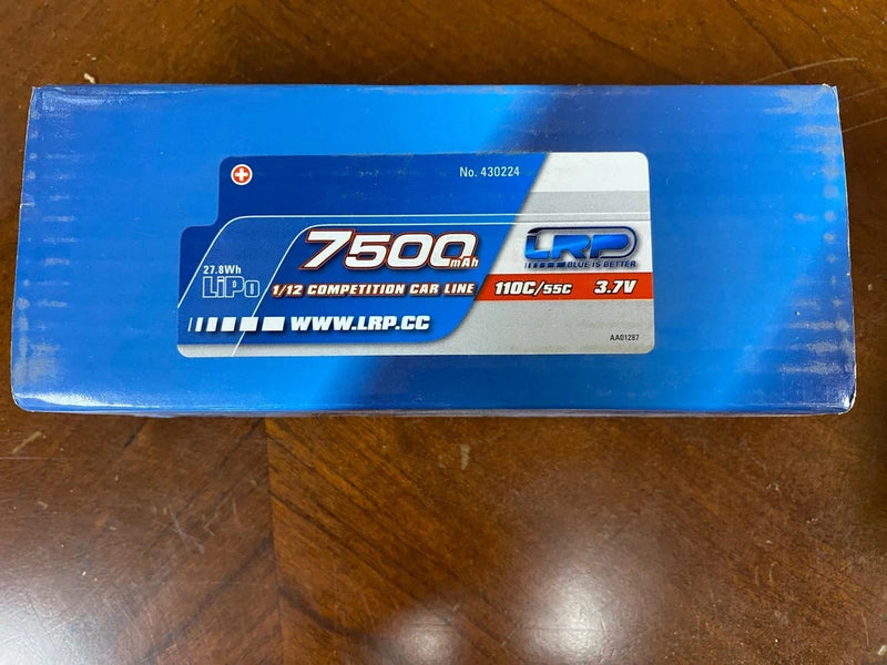 LRP 430224 CCL LiPo Battery 7500mAh | 1S | 110C/55C | for RC Cars 1:12