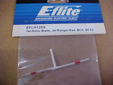 E-FLITE HELICOPTER PART - EFLH1269 = TAIL ROTOR BLADE, JET RANGER RED : BCX / 2 Propeller