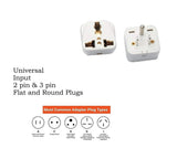 10 Amps Usa America 3 Pin Converter Worldwide Input Plug for Various Appliances