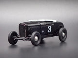 1932 32 FORD ROADSTER HOT ROD BLACK 1:64 SCALE DIORAMA DIECAST MODEL CAR