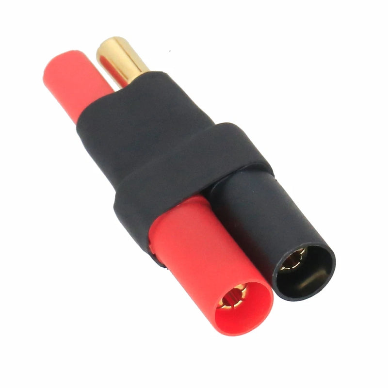 HXT 5.5mm Female Jack to XT150 Male Plug No Wires Adapter For RC Lipo Battery