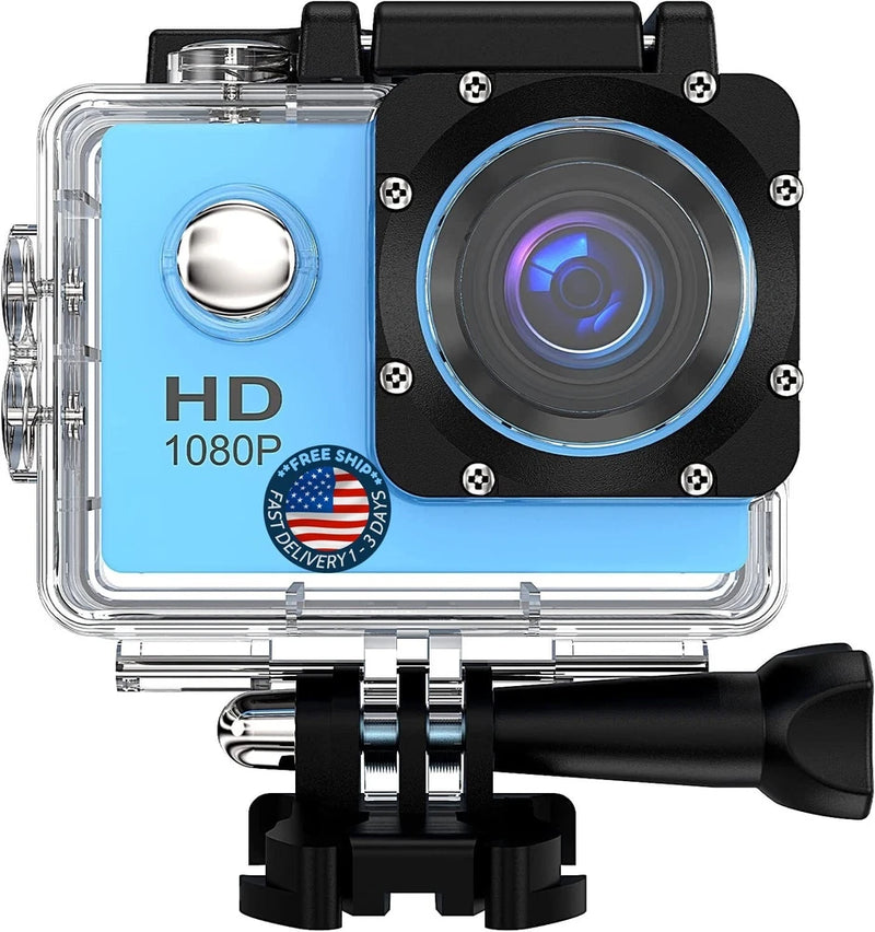 Camara Para Grabar Bajo El Agua Sensor CMOS Full HD Resistente Al Agua Impermeab