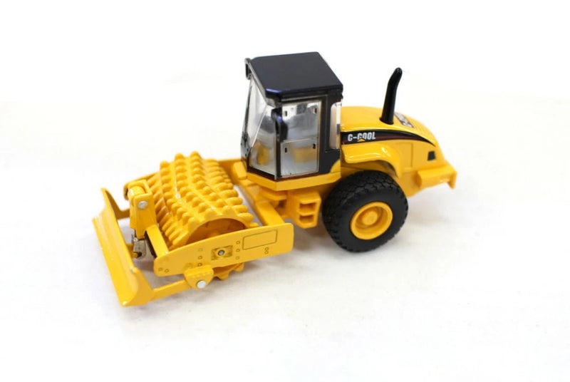 C-COOL 1/64 Mini Truck Padfoot Drum vibratory Soil Compactor Car Model Gifts Toy