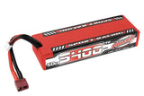 New Corally 5400Mah 7.4V 2S 50C Hardcase Sport Racing Lipo Battery With