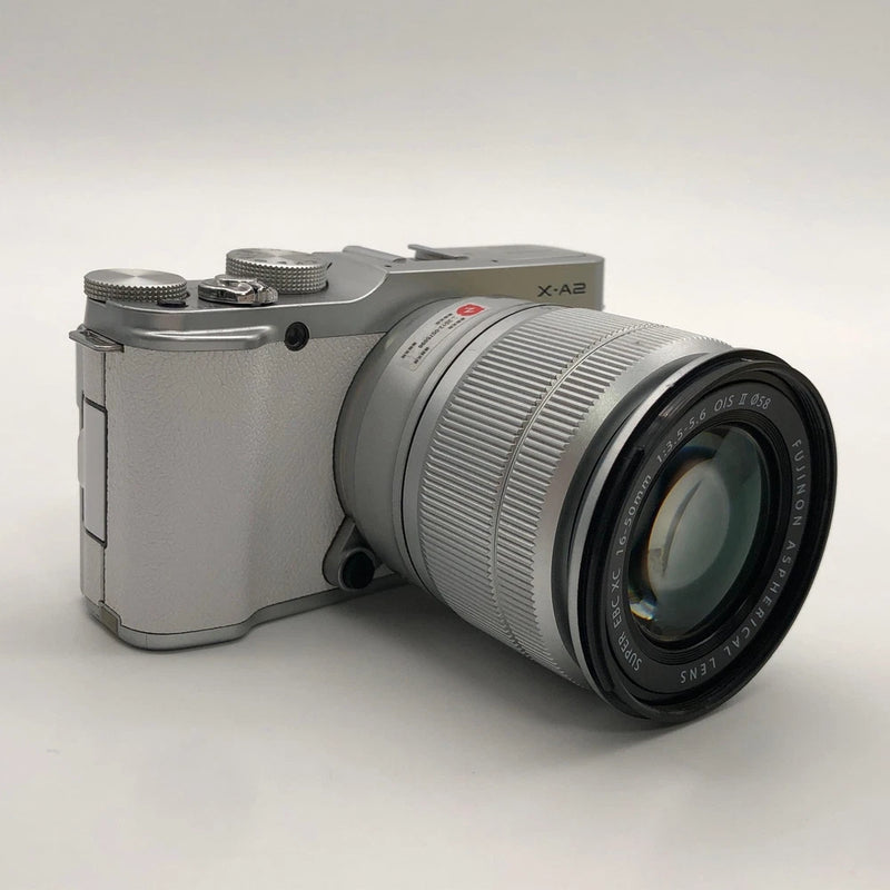 Fujifilm X-A2 Mirrorless Digital Camera White Lens XC 16-50mm f/3.5-5.6 OIS II