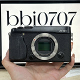 Fujifilm X-E1 16.3 MP X Series Digital SRL Camera Black Body Black Tested