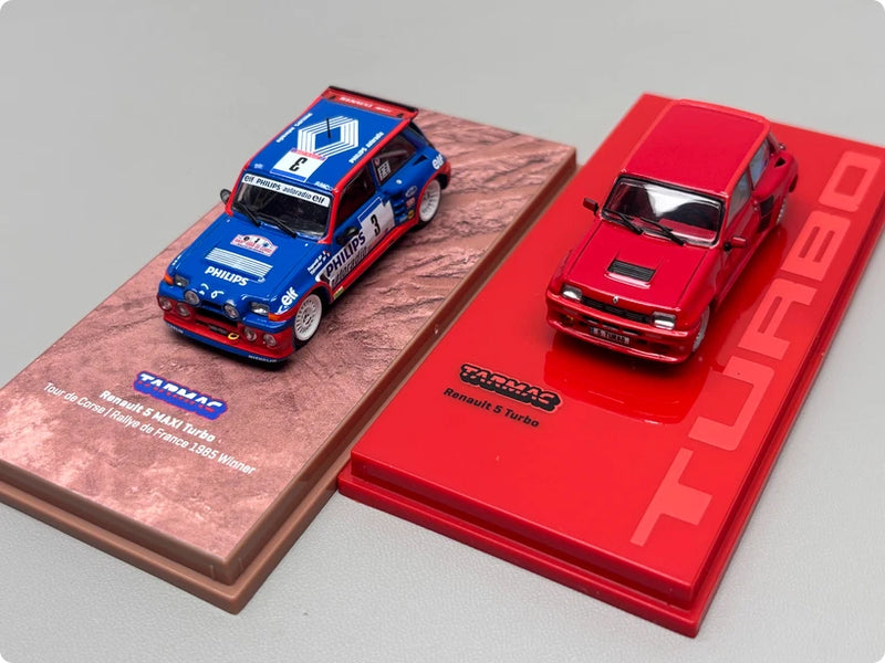 Tarmac Works TW 1:64 Renault 5 MAXI Turbo alloy model ornaments collection