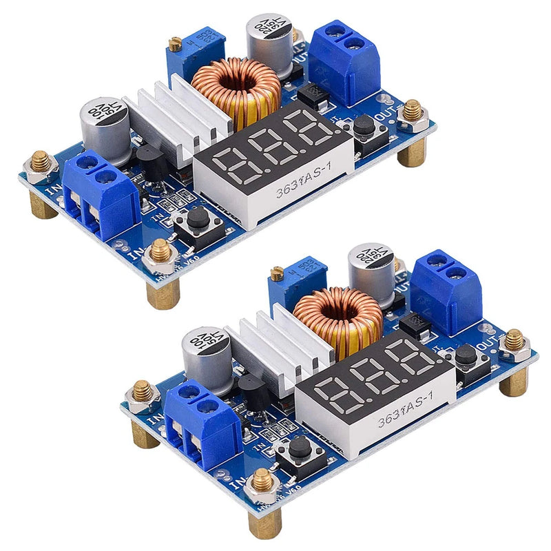 2pc DC-DC 5A Buck Converter 4-38V to 1.2-36V Step-Down Voltage Regulator  Module