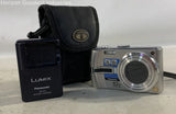Panasonic Lumix DMC-TZ3 7.1MP Digital Camera W/ Charger (Powers On/Works!)