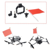 DJI Mini 5 Pro flag extension mount bracket with flags and hardware pieces