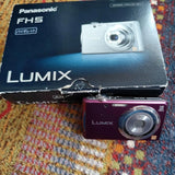 Panasonic LUMIX DMC-FH5 Violet 16MP Compact Digital Camera with LEICA Lens