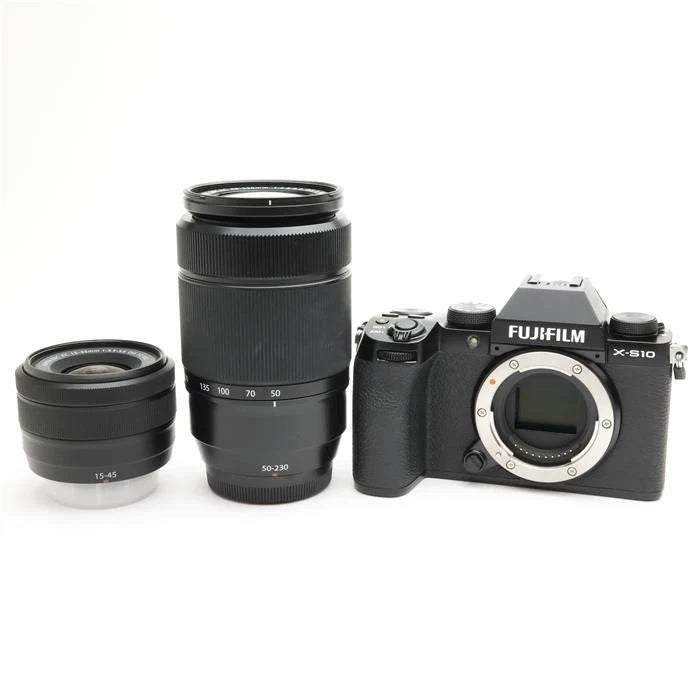 Fujifilm Fuji X-S10 Black + XC 15-45mm + 50-230mm II Lens Kit #104