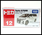 TOMICA 12 TOYOTA ALPHARD 1/65 TOMY 2015 NOV NEW MODEL DIECAST CAR WHITE