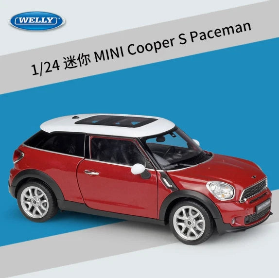 Welly Mini Cooper S Paceman 1/24 Alloy Diecast Model Car 7.5 Inch