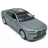 1/32 i7 Model Car Alloy Diecast Metal Toy Cars Toys for Boys Kids Gifts Gray Battery