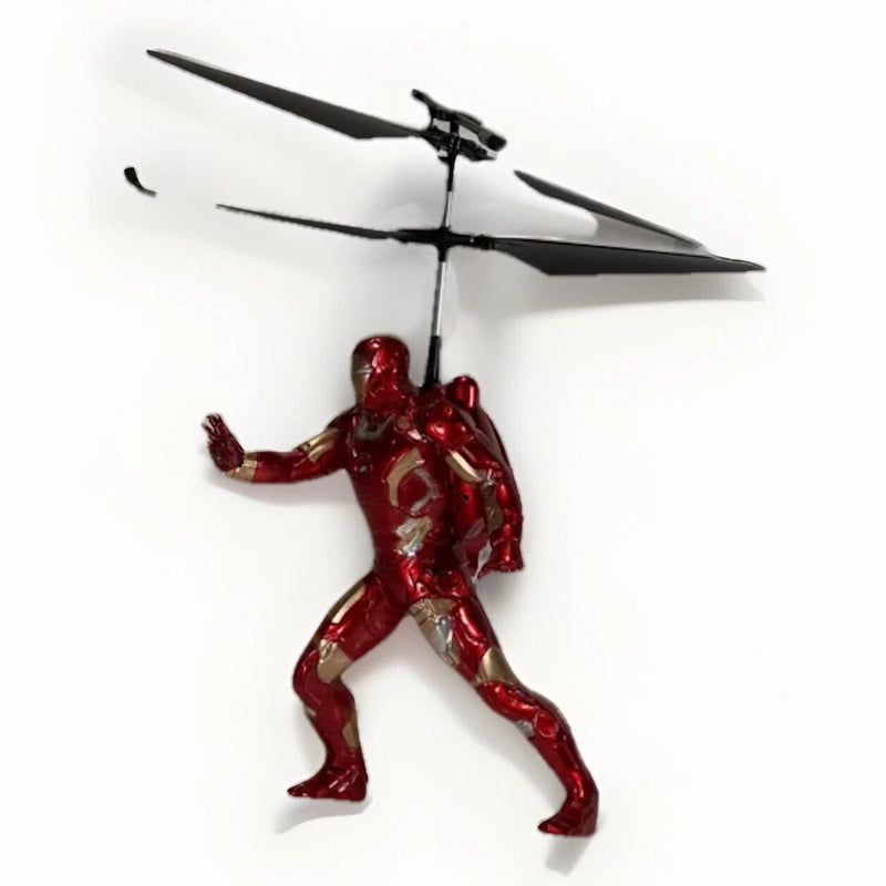 World Tech Toys IRONMAN Red RC Flying Figure  LED helicopter drone Parts Only
