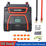 3000W Power Inverter 12V to 110V Modified Sine Wave Inverter Car Truck RV Boats