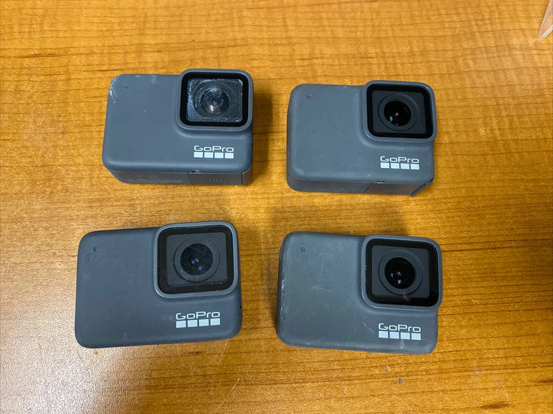 Lot Of 4x GoPro Camera HERO7, Silver -NOT WORKING -AS IS