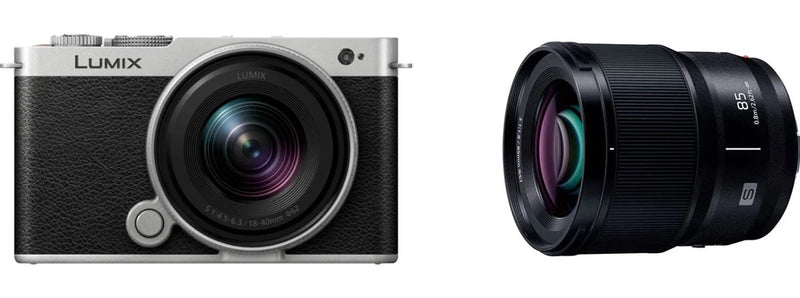 PANASONIC LUMIX S9 18-40MM KIT SILVER/BLACK & S-S85 85MM F1.8 L-MOUNT LENS NEW