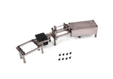CNC alloy servo tray rack with battery box and screws
