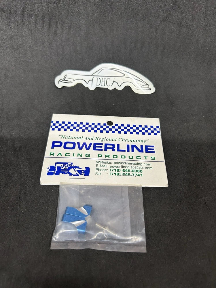 Powerline Vintage RC Car Part # N4T1008 Traxxas Nitro 4-Tec Alum. Servo Mounts