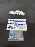 Powerline Vintage RC Car Part # N4T1008 Traxxas Nitro 4-Tec Alum. Servo Mounts