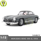 1/12 Mercedes Benz 300 SL 1954 Norev 123852 Graphite Grey Diecast Model Car