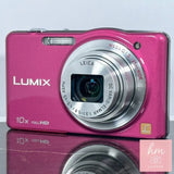 Panasonic LUMIX SZ7 Pink Compact Digital Camera 14.1MP 10x Zoom From Japan