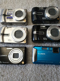 Panasonic Lumix Digital Cameras, All With Faults, Vgc, Tz3x3, Ft25, Fs30, Tz2